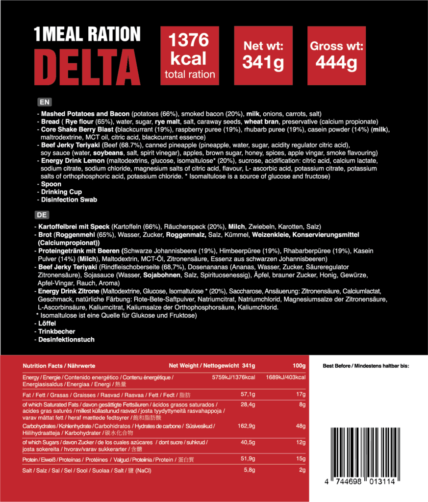 Einsatzration DELTA