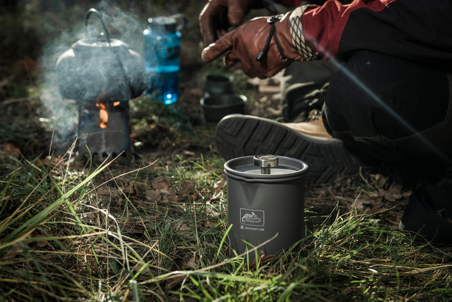 French Press & Cup