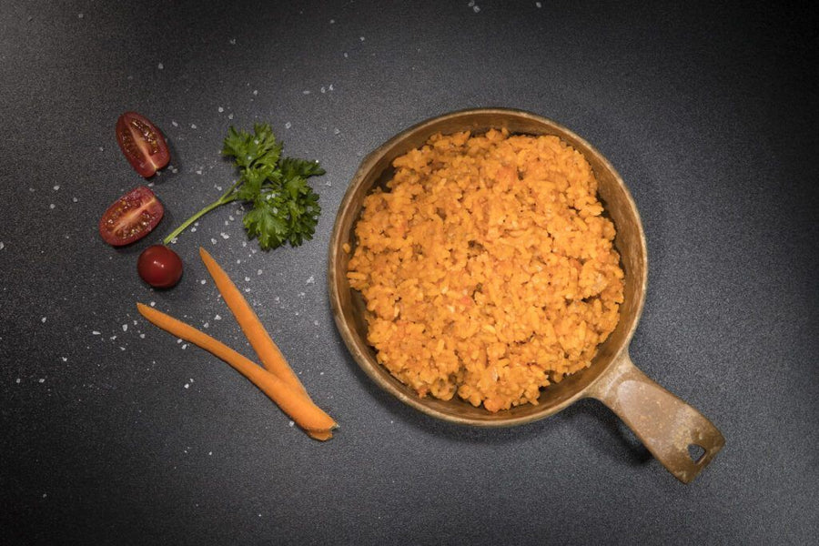 Reis in Tomatensoße & Schweinefleisch
